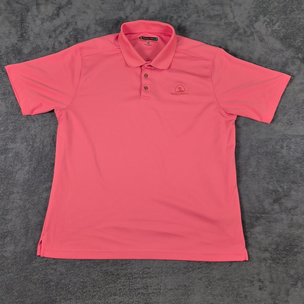 Pebble Beach Dry Luxe Performance Men's XL Golf Polo